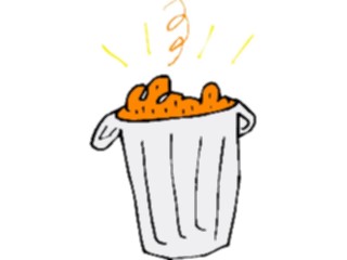 Sticker Custom Preview Image #076832 Household Cleaning Trash Can Smelly2