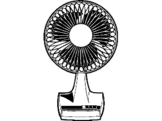 Sticker Custom Preview Image #076898 Household Cooling Heating Fan Oscillating01