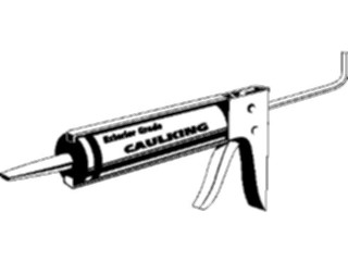 Sticker Custom Preview Image #076958 Household Home Improvement Caulk Gun1