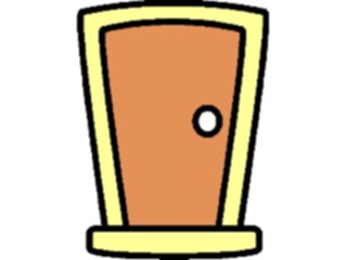 Sticker Custom Preview Image #076984 Household Home Improvement Door Closed2