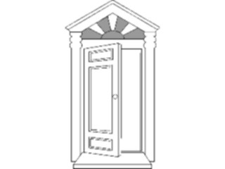 Sticker Custom Preview Image #076988 Household Home Improvement Door Open1