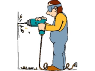 Sticker Custom Preview Image #076999 Household Home Improvement Drillingin Wall