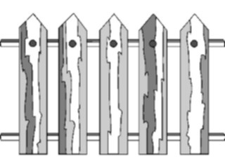 Sticker Custom Preview Image #077002 Household Home Improvement Fence Picket2