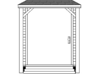 Sticker Custom Preview Image #077009 Household Home Improvement Front Door Frame