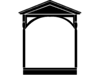 Sticker Custom Preview Image #077010 Household Home Improvement Front Porch Frame