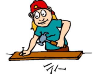 Sticker Custom Preview Image #077019 Household Home Improvement Hammering1