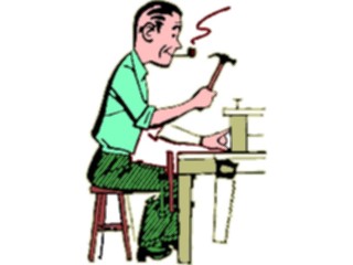 Sticker Custom Preview Image #077022 Household Home Improvement Hammering4