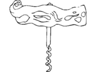 Sticker Custom Preview Image #077383 Household Kitchen Corkscrew03
