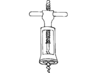 Sticker Custom Preview Image #077385 Household Kitchen Corkscrew05