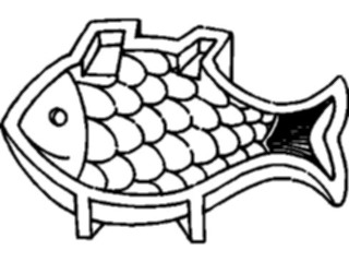 Sticker Custom Preview Image #077448 Household Kitchen Fish Trivet