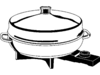 Sticker Custom Preview Image #077496 Household Kitchen Frying Pan Electric1