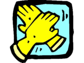 Sticker Custom Preview Image #077500 Household Kitchen Gloves Rubber