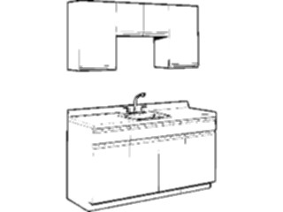 Sticker Custom Preview Image #077576 Household Kitchen Kitchen Cabinets
