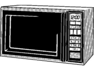 Sticker Custom Preview Image #077646 Household Kitchen Microwave02