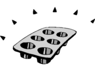 Sticker Custom Preview Image #077694 Household Kitchen Muffin Pans2