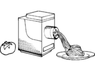 Sticker Custom Preview Image #077726 Household Kitchen Pasta Maker1