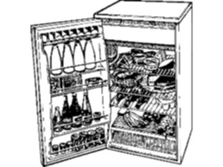 Sticker Custom Preview Image #077867 Household Kitchen Refrigerator03