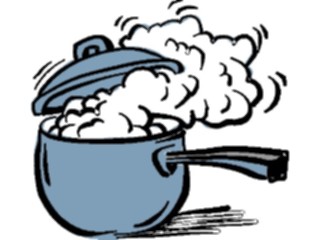 Sticker Custom Preview Image #077960 Household Kitchen Saucepan Boiling Over