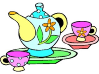 Sticker Custom Preview Image #078070 Household Kitchen Teapot Cups