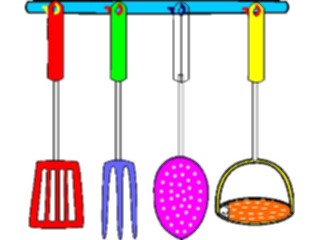 Sticker Custom Preview Image #078130 Household Kitchen Utensils2