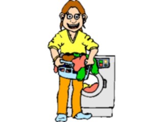 Sticker Custom Preview Image #078191 Household Laundry Doing Laundry2