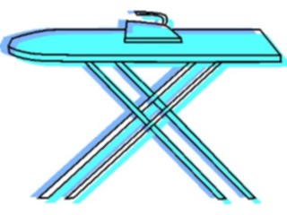 Sticker Custom Preview Image #078243 Household Laundry Iron Ironing Board4