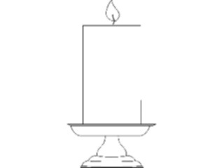 Sticker Custom Preview Image #078354 Household Lighting Candle Frame3