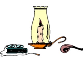 Sticker Custom Preview Image #078361 Household Lighting Candle Pipe