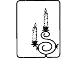 Sticker Custom Preview Image #078380 Household Lighting Candles Frame