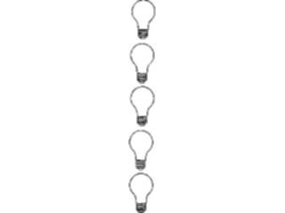 Sticker Custom Preview Image #078557 Household Lighting Light Bulb Border