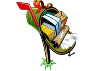 Sticker Custom Preview Image #078871 Household Miscellaneous Mailbox Stuffed