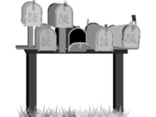 Sticker Custom Preview Image #078874 Household Miscellaneous Mailboxes Country