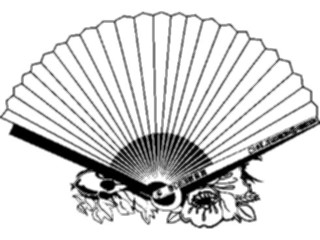 Sticker Custom Preview Image #078876 Household Miscellaneous Oriental Fan