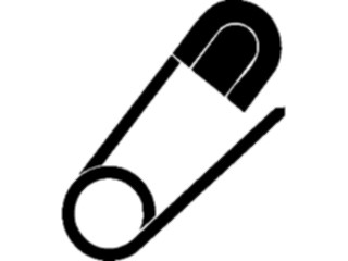 Sticker Custom Preview Image #078897 Household Miscellaneous Safety Pin1