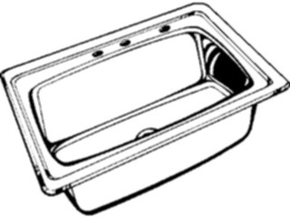 Sticker Custom Preview Image #078920 Household Miscellaneous Sink Basin1