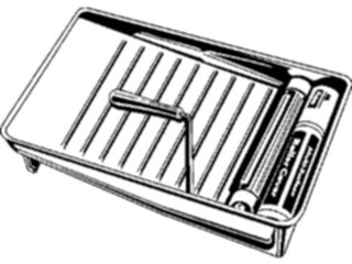 Sticker Custom Preview Image #079030 Household Painting Paint Roller Tray1