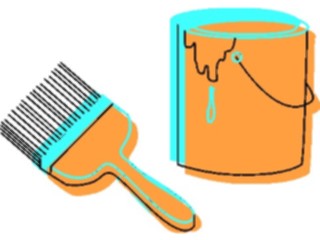 Sticker Custom Preview Image #079080 Household Painting Paintbrush Can13