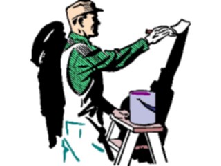 Sticker Custom Preview Image #079098 Household Painting Painter06