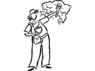 Sticker Custom Preview Image #079133 Household Painting Woman Painting1