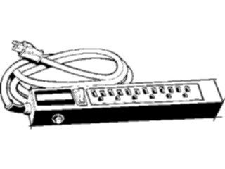 Sticker Custom Preview Image #079223 Household Workshop Power Surge Strip1