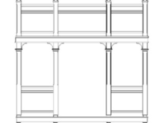 Sticker Custom Preview Image #079289 Interior Building Front Frame