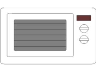 Sticker Custom Preview Image #079452 Interior Microwave Oven