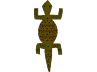 Sticker Custom Preview Image #079633 International Africa Animals Lizard