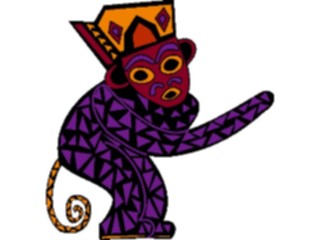 Sticker Custom Preview Image #079634 International Africa Animals Monkey