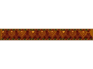 Sticker Custom Preview Image #079654 International Africa Art Design Border Horizontal01