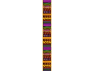 Sticker Custom Preview Image #079664 International Africa Art Design Border Vertical1