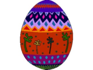 Sticker Custom Preview Image #079676 International Africa Art Design Decorated Egg2