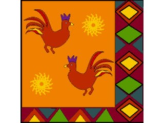 Sticker Custom Preview Image #079706 International Africa Art Design Design Chickens