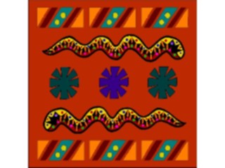 Sticker Custom Preview Image #079715 International Africa Art Design Design Snakes