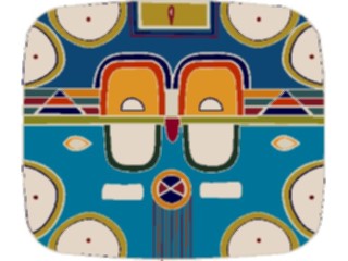 Sticker Custom Preview Image #079751 International Africa Art Design Mask07